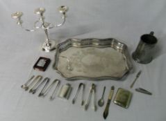 S.P inc tray, sugar bows etc