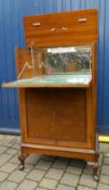 1930s Queen Anne style cocktail cabinet