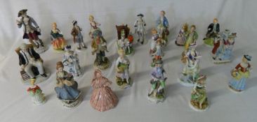 24 ceramic figures