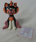 Lorna Bailey 'Flutter-by The Cat' figure limited edition 23/75