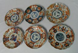 6 Imari plates