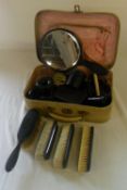 Ebony dressing table set