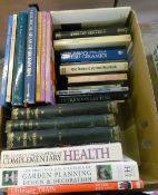 Box of books inc antique collecting, encylopedia's etc