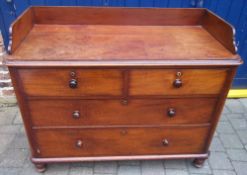 Mah washstand chest of drawers