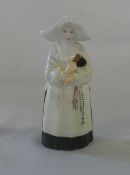 Royal Worcester 'Nun' ceramic candle snuffer