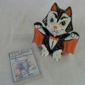 Lorna Bailey 'Cat Dracula' figure limited edition 65/75