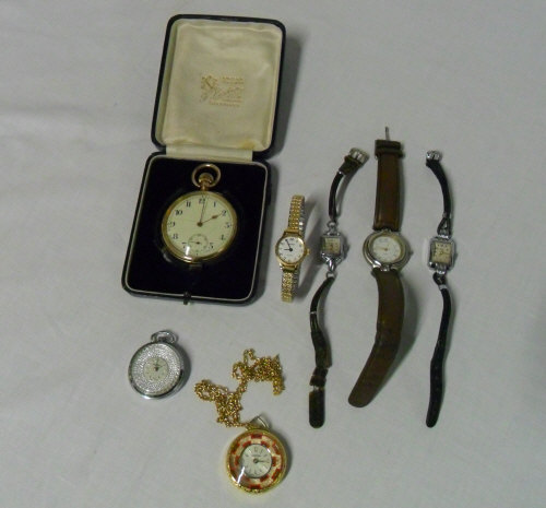 Various watches inc pocket watch etc