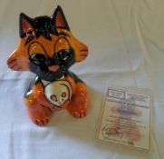 Lorna Bailey 'Cat & Mouse' figure limited edition 35/50