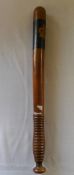 19th/20th cent police truncheon with crown motif