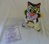 Lorna Bailey 'Basket the Cat' figure limited edition 42/75