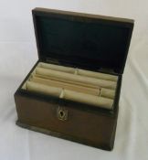 Leather bound stationary box