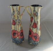 Pr of Old Tupton Ware vases