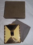 Art Deco compact presented at a Masonic dinner in the Dorchester in 1937