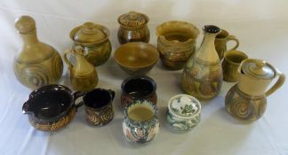 15pcs of Alvingham pottery