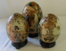 3 Oriental eggs