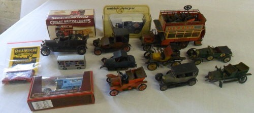 Die cast model cars & airfix model cars (af)