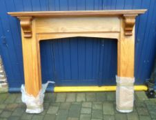 Ex display lg pine fire surround