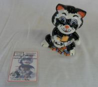 Lorna Bailey 'Ga Ga The Cat' figure limited edition 44/75