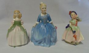 Royal Doulton figures 'Penny', 'Babie' & 'Child from Williamsburg'