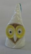 Royal Worcester 'Owl' ceramic candle snuffer