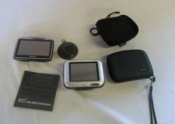 2 TomTom sat nav's with accessories
