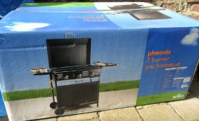 Phoenix 3 burner gas barbecue - still in box