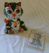 Lorna Bailey 'Digger the Cat' figure limited edition 27/75