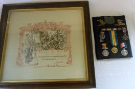 Military medal and 1914/15 star trio to 89736 Gnr H. Skipworth R.F.A. MM shows Driver 14 D.A.C