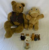 Teddy bear, Zippy, Sylvanian families bears & miniature Paddington Bear