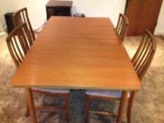 Mackintosh table & 4 chairs