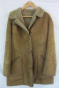 Ladies sheepskin coat, size 44 / 112 cm