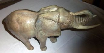 Lg Sylvac elephant figurine, size approx 40 cm