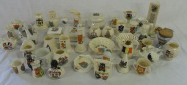 Lg quantity of crested china inc Arcadian etc