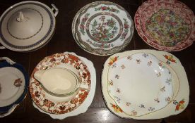 Sel of ceramics inc Woods Ivory Ware, Davenport Pomeroy & Coalport plates, etc