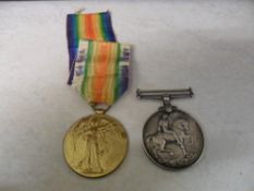 WW1 pair of medals to 14066 pte W Henshaw Lincs Rgt. died of wounds 27/11/1915 Gallipoli