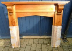 Ex display lg fire surround pine