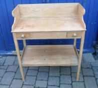 Vict pine washstand