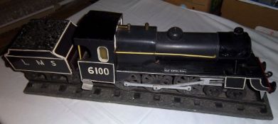 Lg train 'The Royal Scot' figure, size approx 2ft 3" long