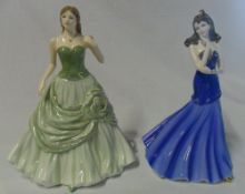 Coalport figurine 'Katie' & Royal Doulton figurine 'Katie'