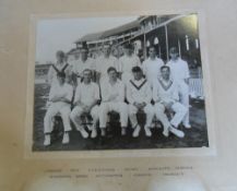 Official England cricket team photo from 1926 following the Ashes win at the Oval