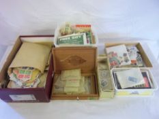 Box of loose stamps