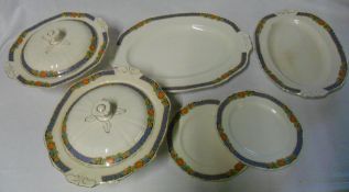 Meakin dishes, tureens etc