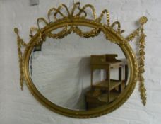 Lg gilt framed mirror