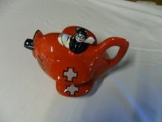 Carltonware Red Baron teapot