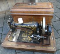 Frister & Rossman sewing machine in case