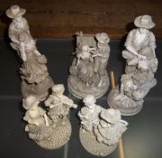 5 Regency Fine Art figures