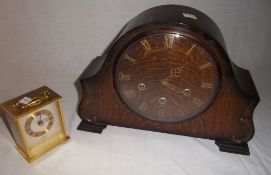 Quartz carriage clock & mantle clock