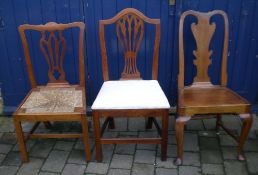 3 Geo country dining chairs