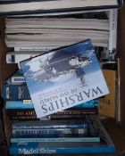 Box of Royal Navy / Maritime books