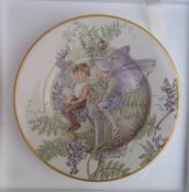 'The Fairies of the Fields and the Flowers' collection plates by Cicely May Barker - 8 plates all